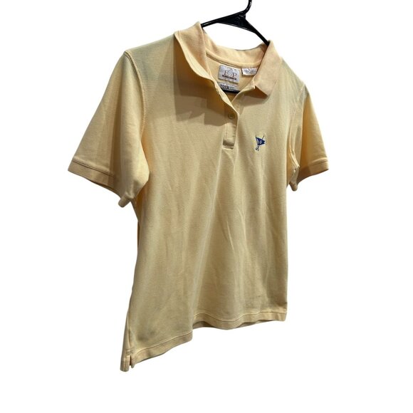 E.P. Pro Tour Dry Yellow Polo Golf Shirt Size Small - Picture 3 of 8